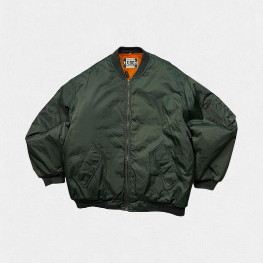 Vintage MA-1 Military bomber jacket (L)