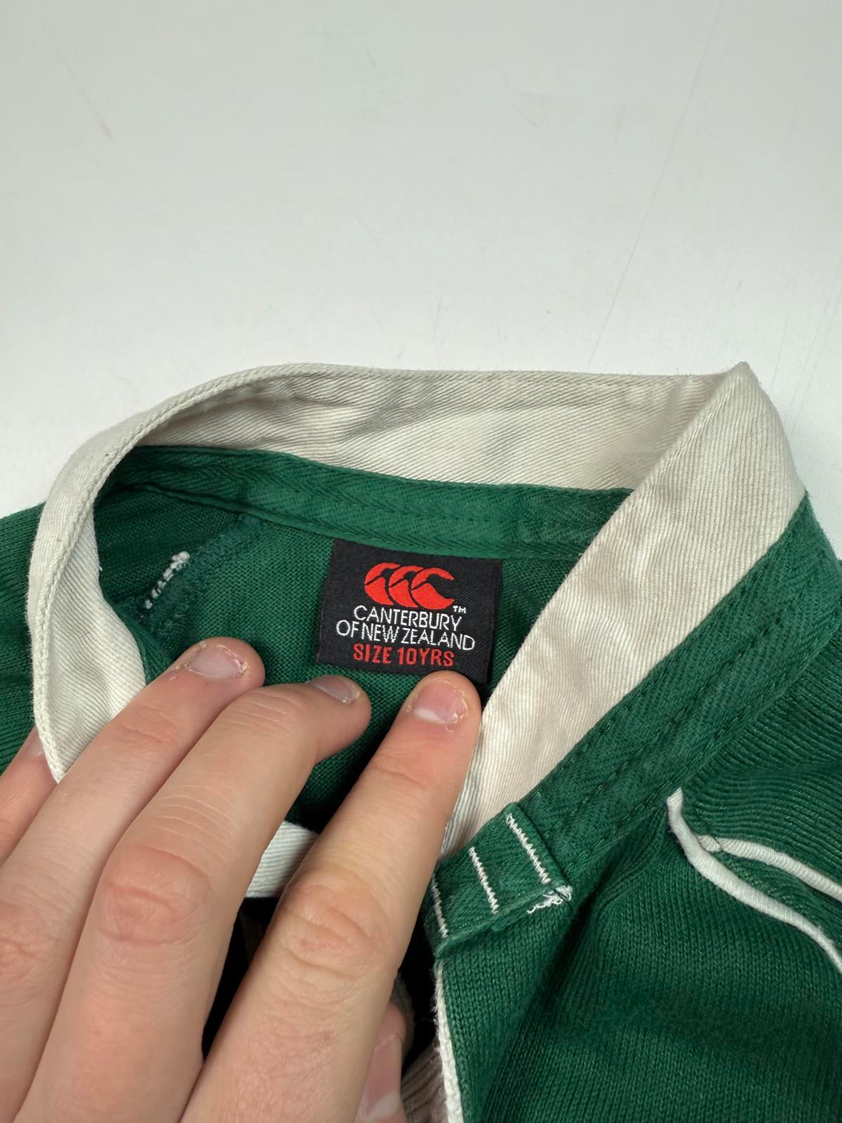 Vintage Ireland 2007/08 Canterbury rugby shirt (Y10)