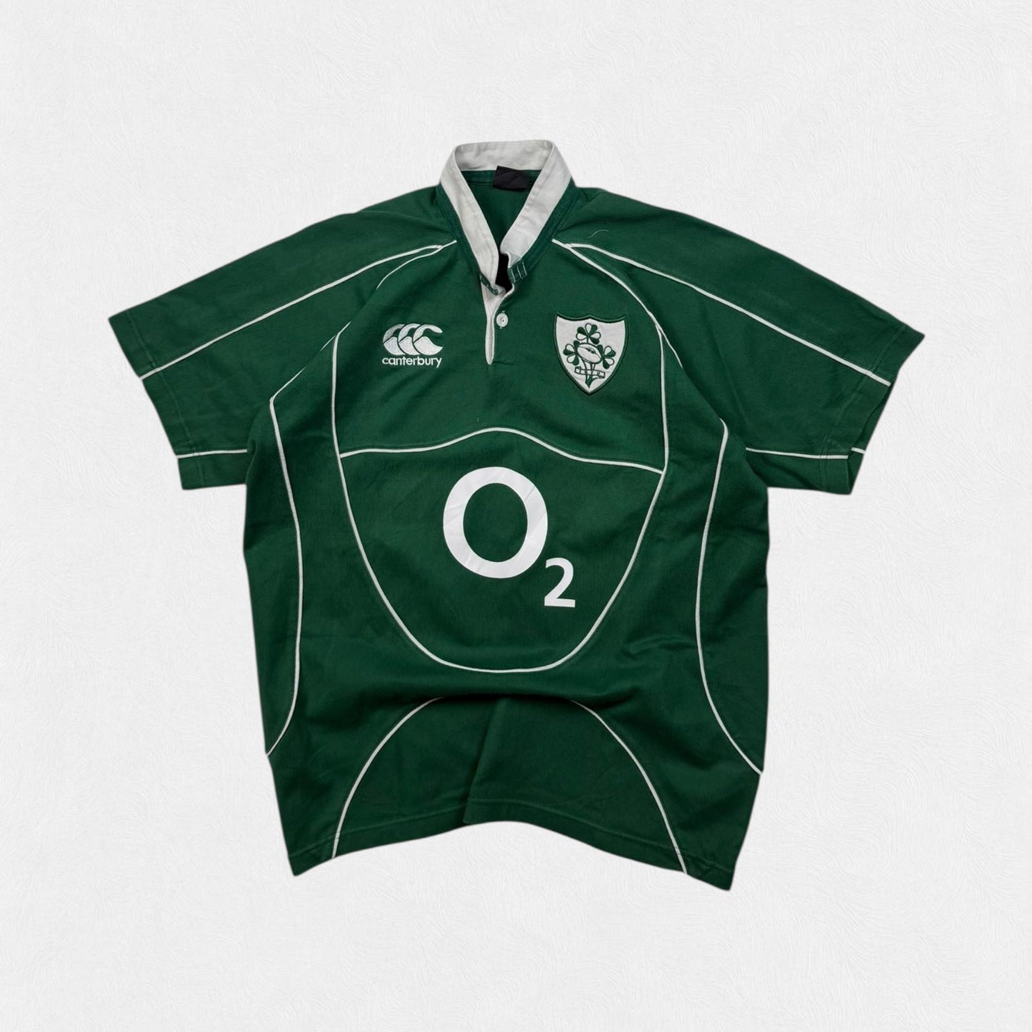 Vintage Ireland 2007/08 Canterbury rugby union shirt (M)