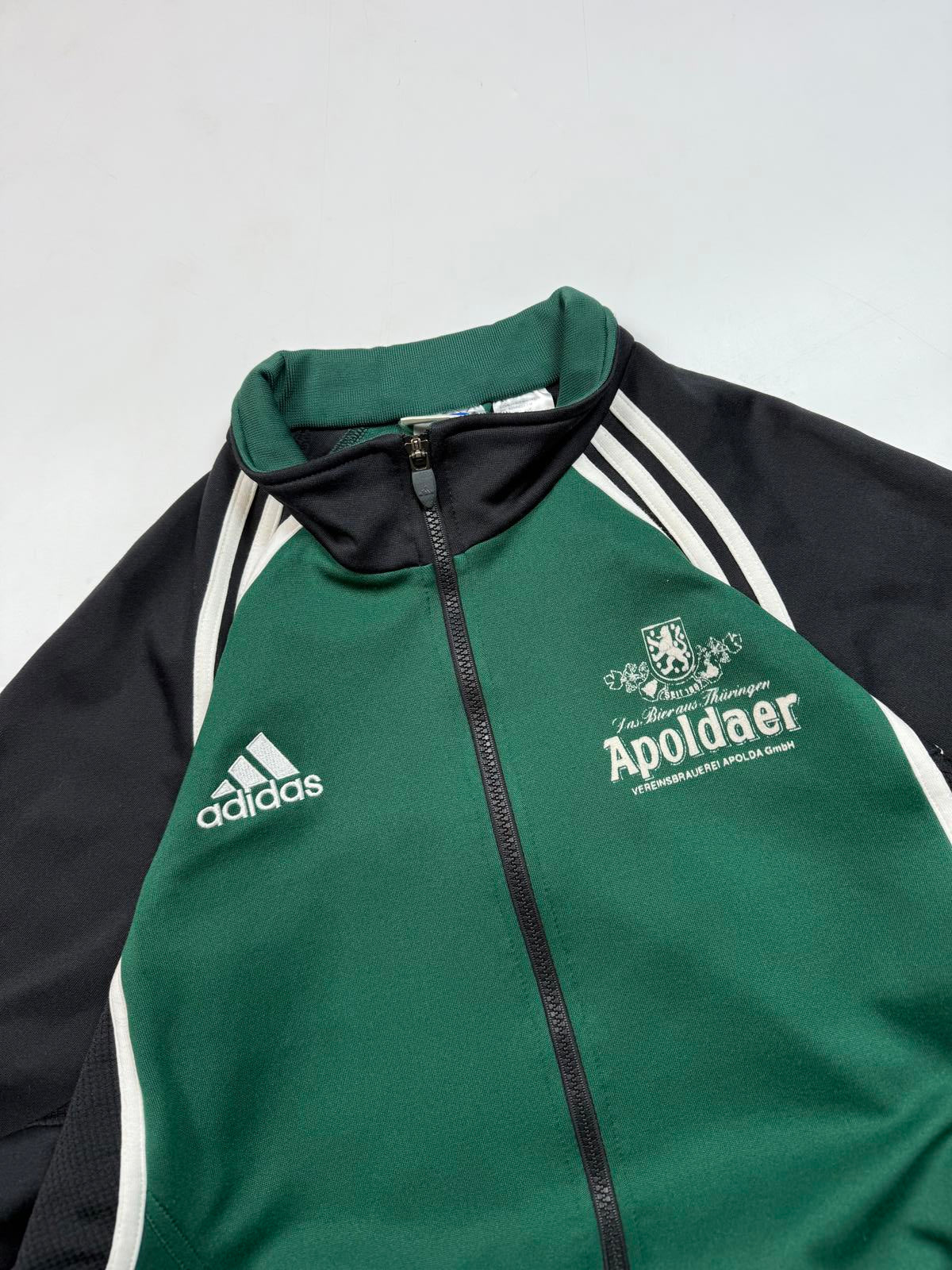 Vintage 90s Adidas colour block track top (L)