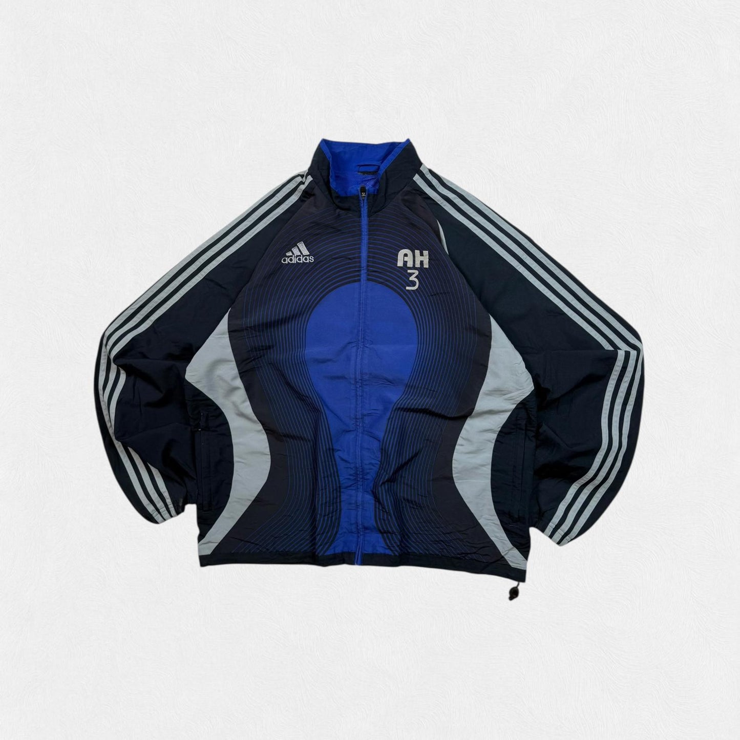 Vintage Y2K Adidas football track jacket (L)