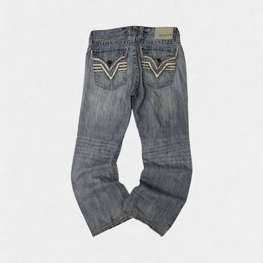 Vintage Y2K Affliction hip hop jeans (W32)