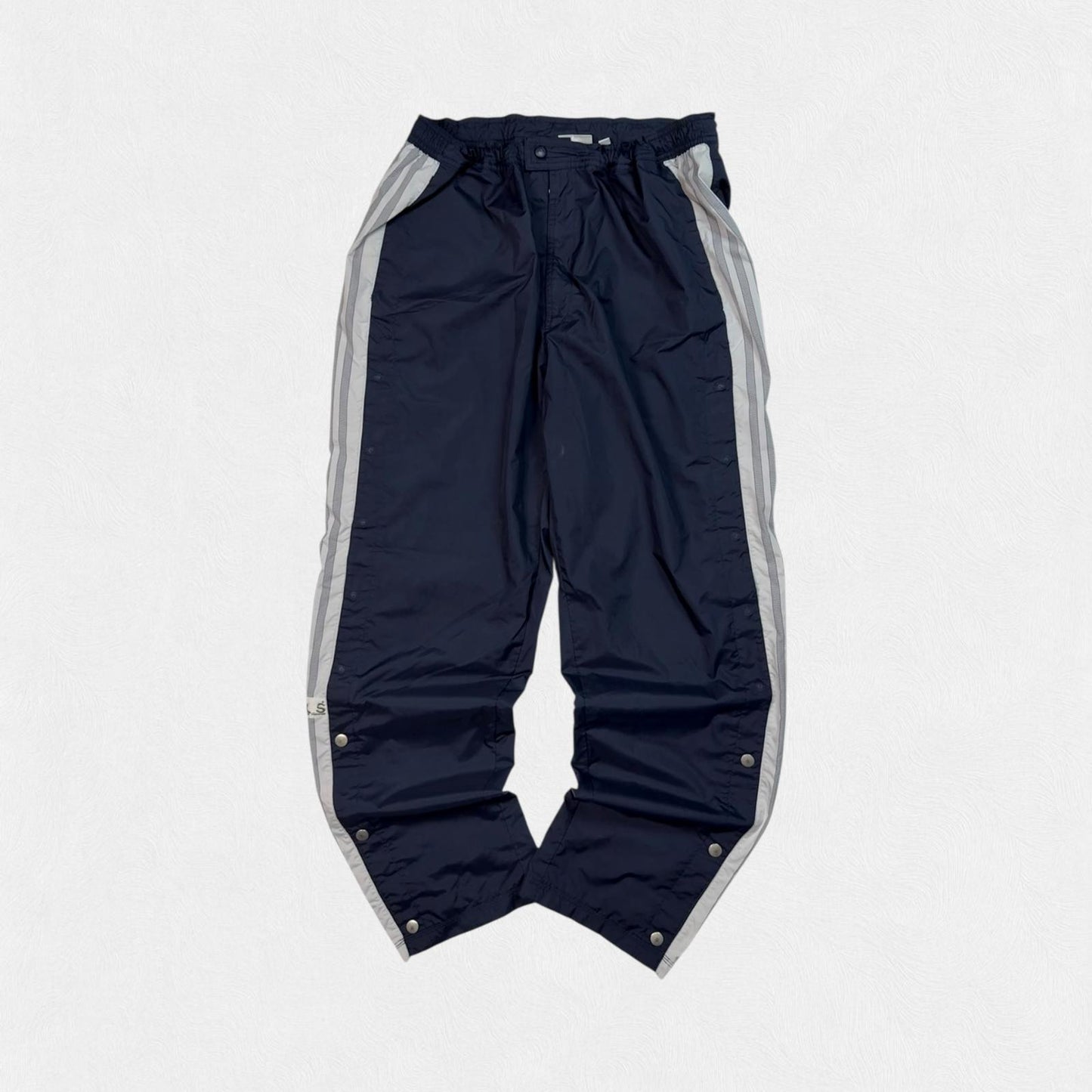 Vintage 90s adidas side stripe baggy track pants (XL)