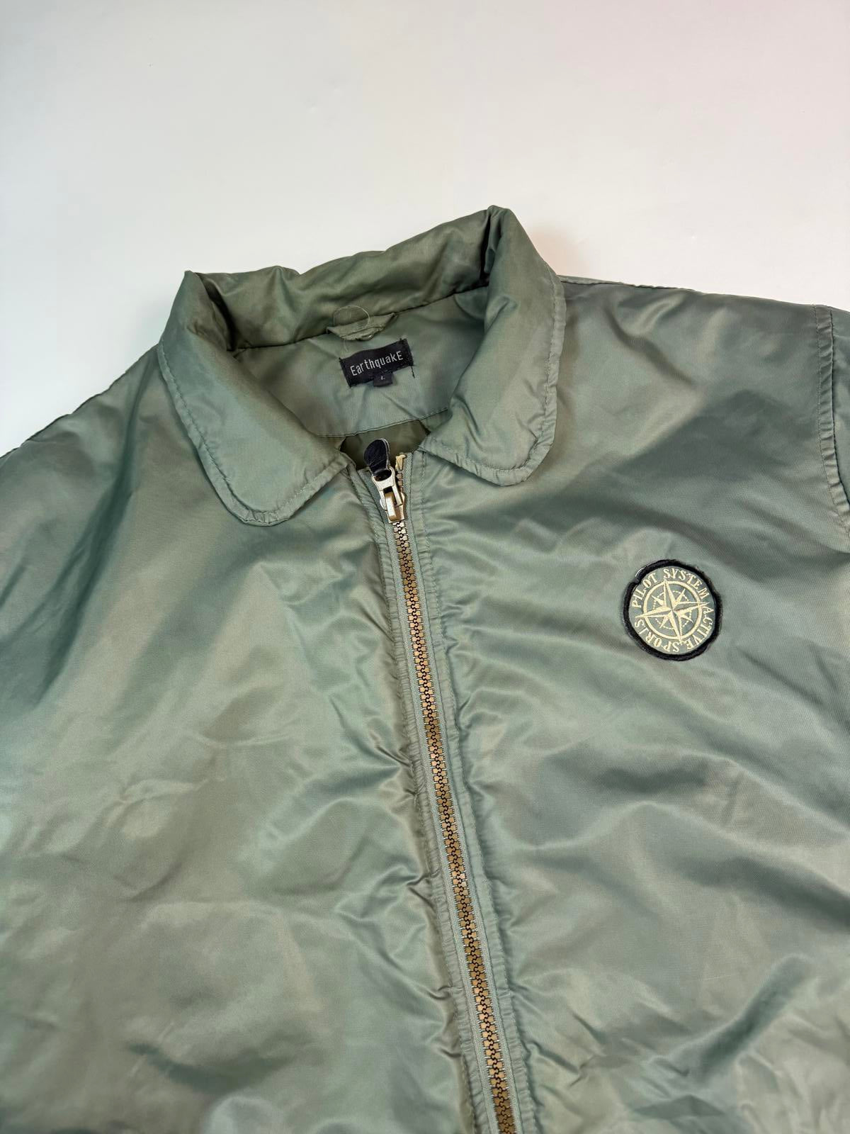 Vintage military flight bomber jacket (L)