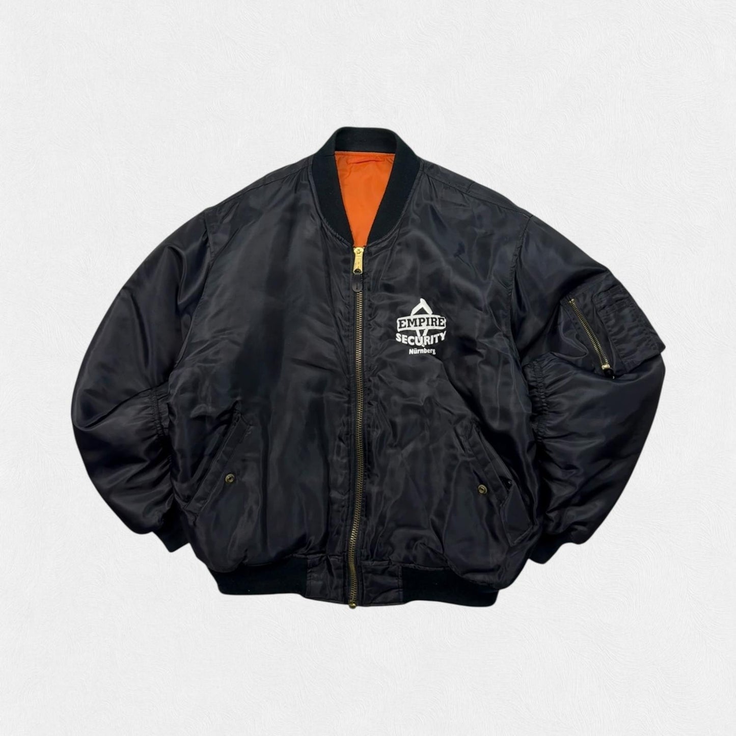 Vintage MA-1 Military bomber jacket (L)