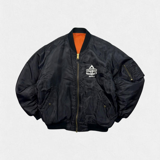 Vintage MA-1 Military bomber jacket (L)