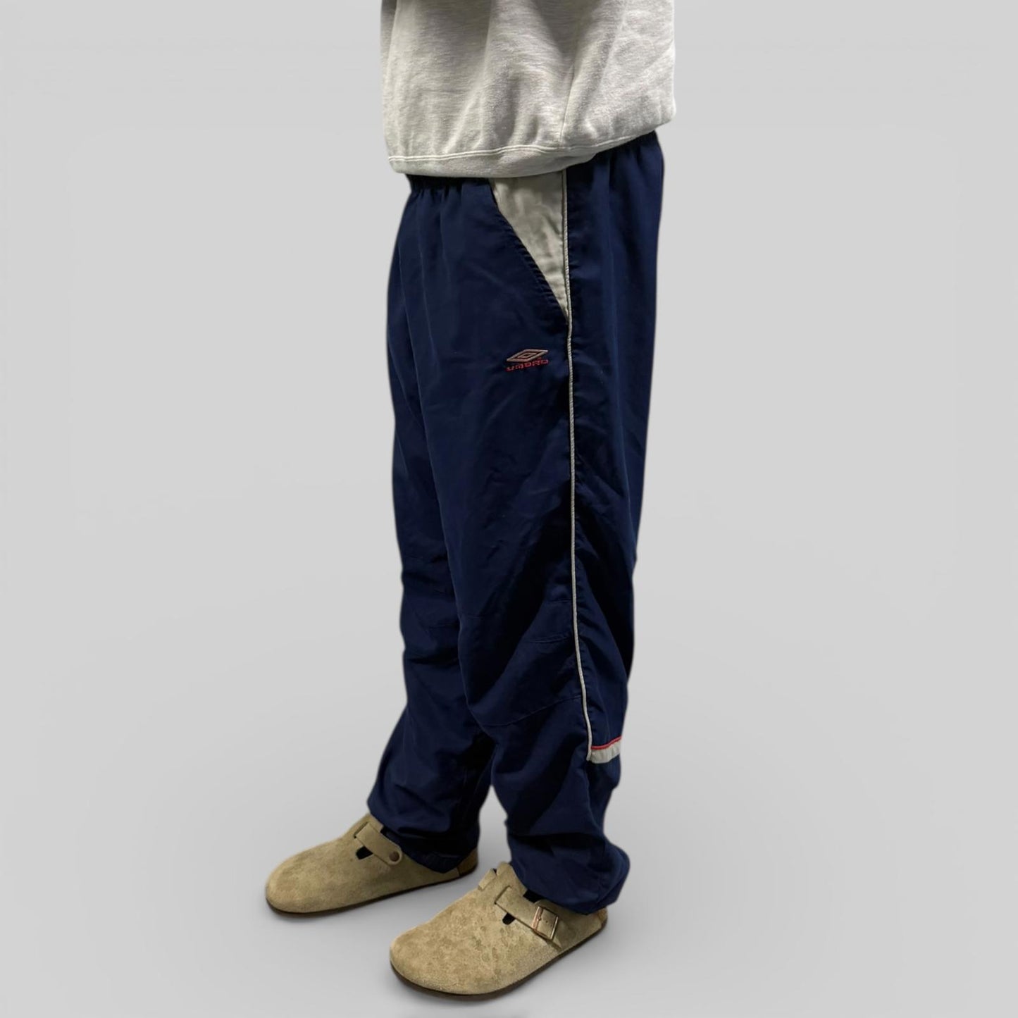 Vintage 90s Umbro pro training baggy track pants (L)