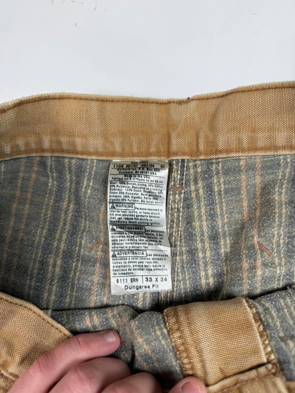 Vintage Carhartt baggy carpenter pants (W33)