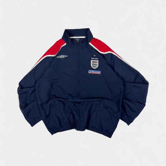 Vintage England 2007-09 Umbro football track jacket (XL)