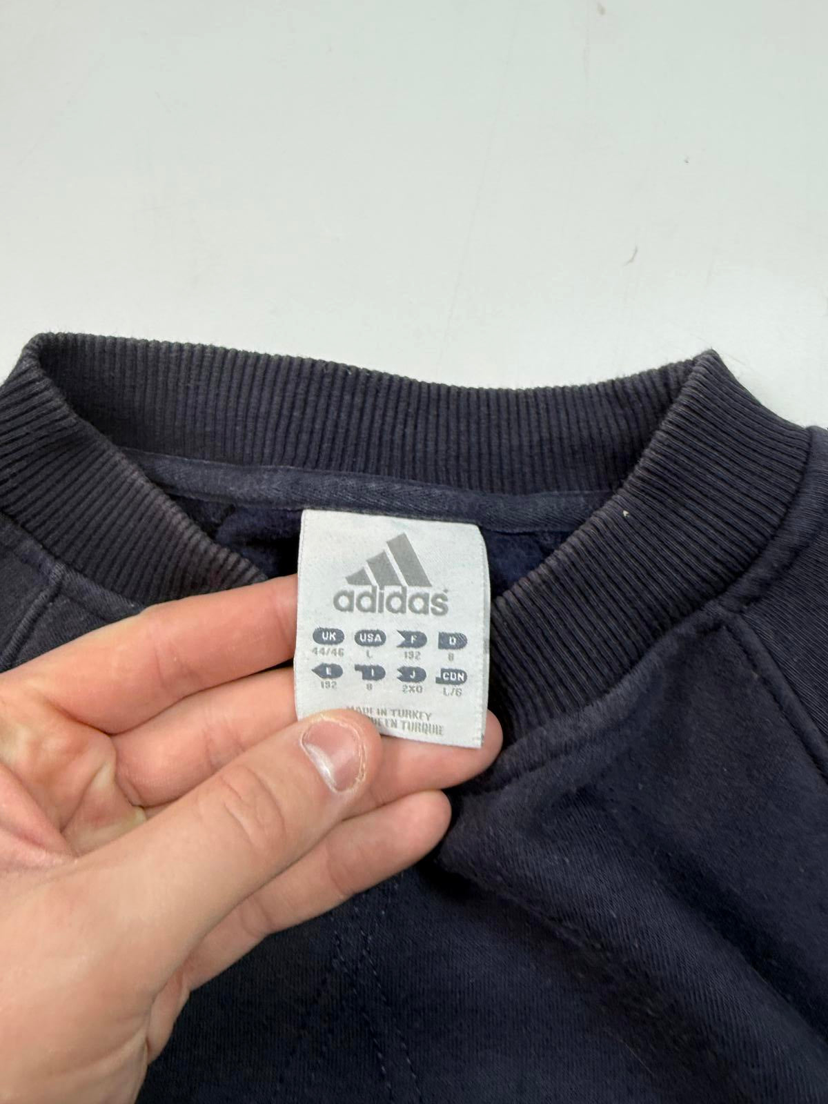 Vintage Adidas spell out sweatshirt (L)