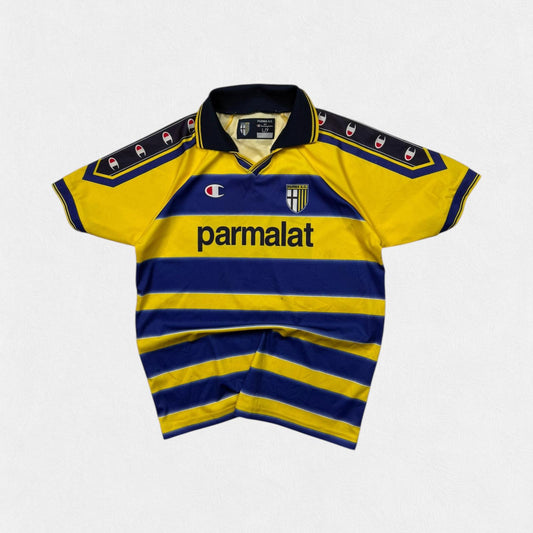 Vintage Parma 1999/00 Champion home football shirt (YL)