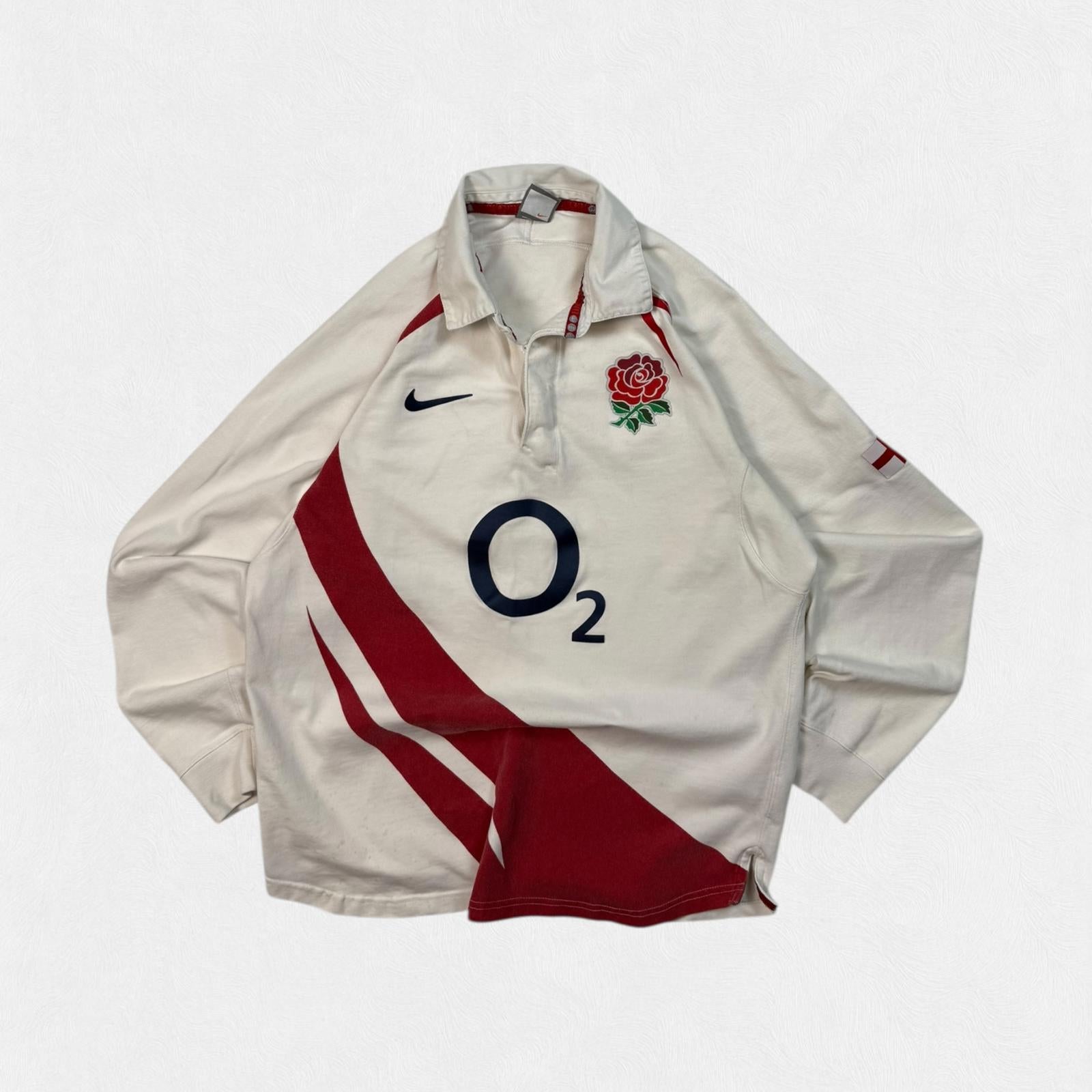 Vintage England 2005-07 Nike rugby shirt (L)
