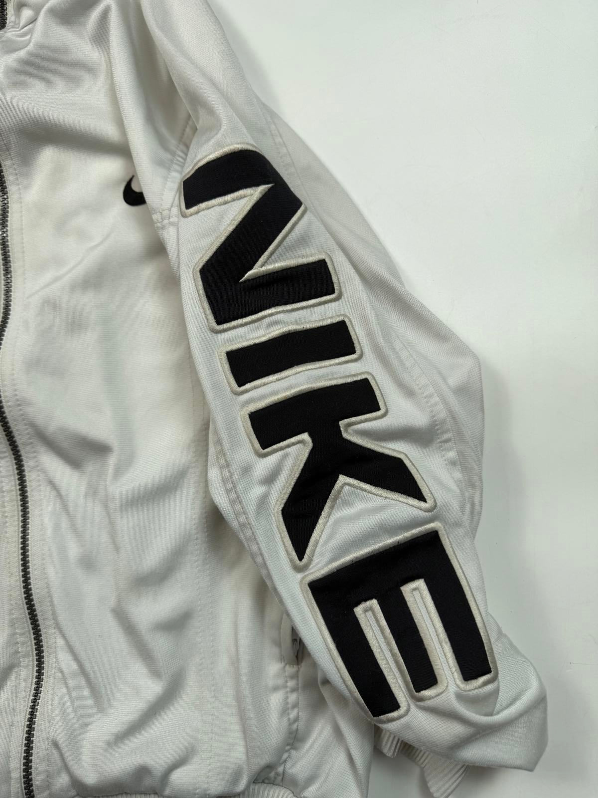 Vintage 90s Nike spell out track top (S)