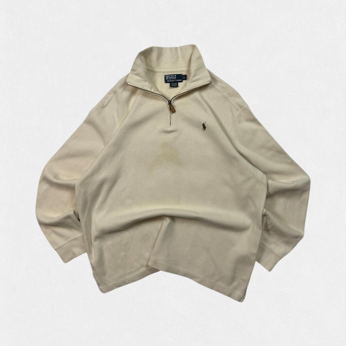 Vintage Polo Ralph Lauren quarter zip sweatshirt (L)