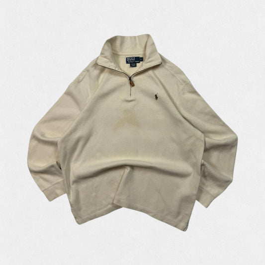 Vintage Polo Ralph Lauren quarter zip sweatshirt (L)