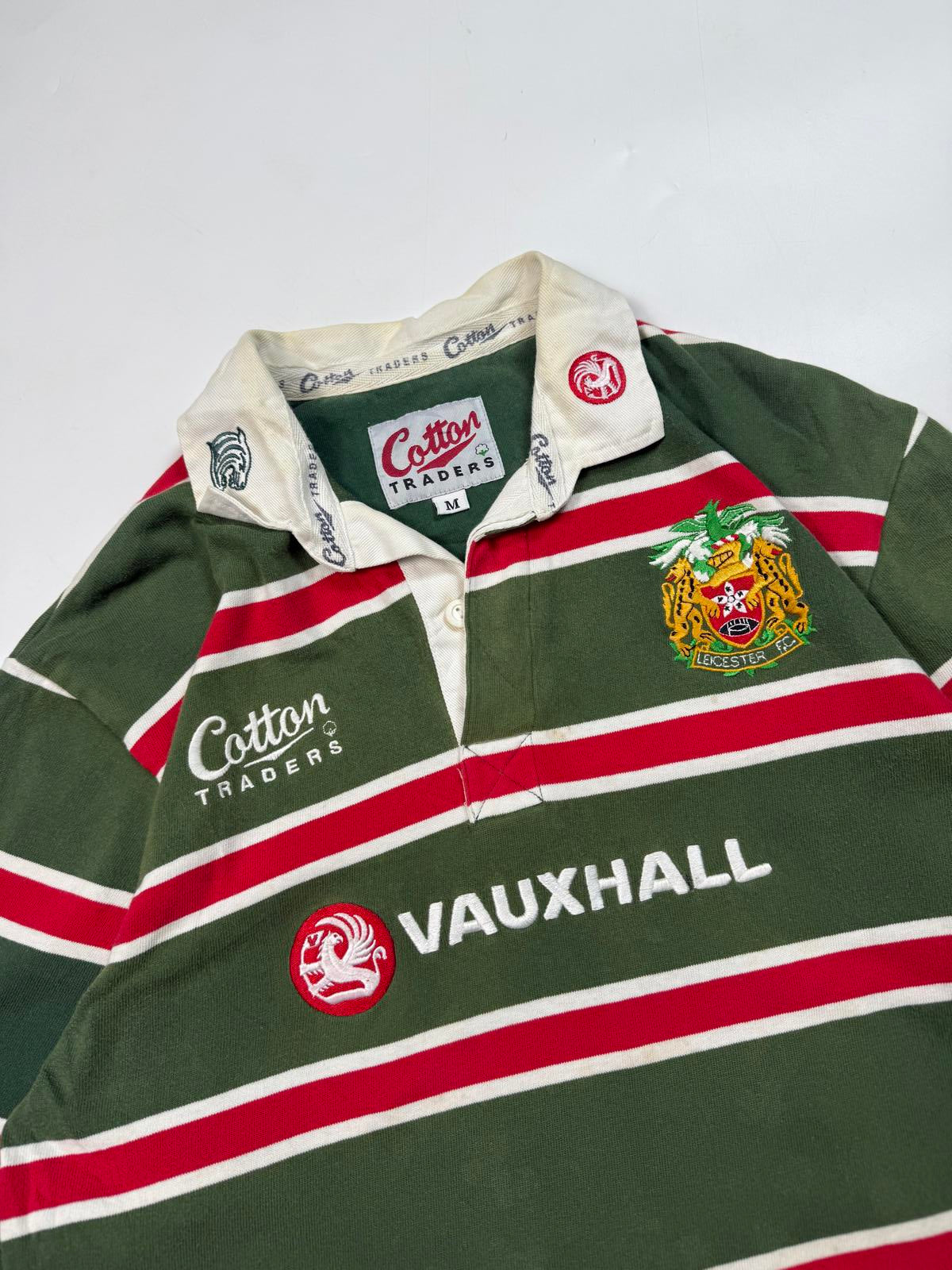 Vintage Leicester Tigers 1999-01 Cotton Traders rugby shirt (M)