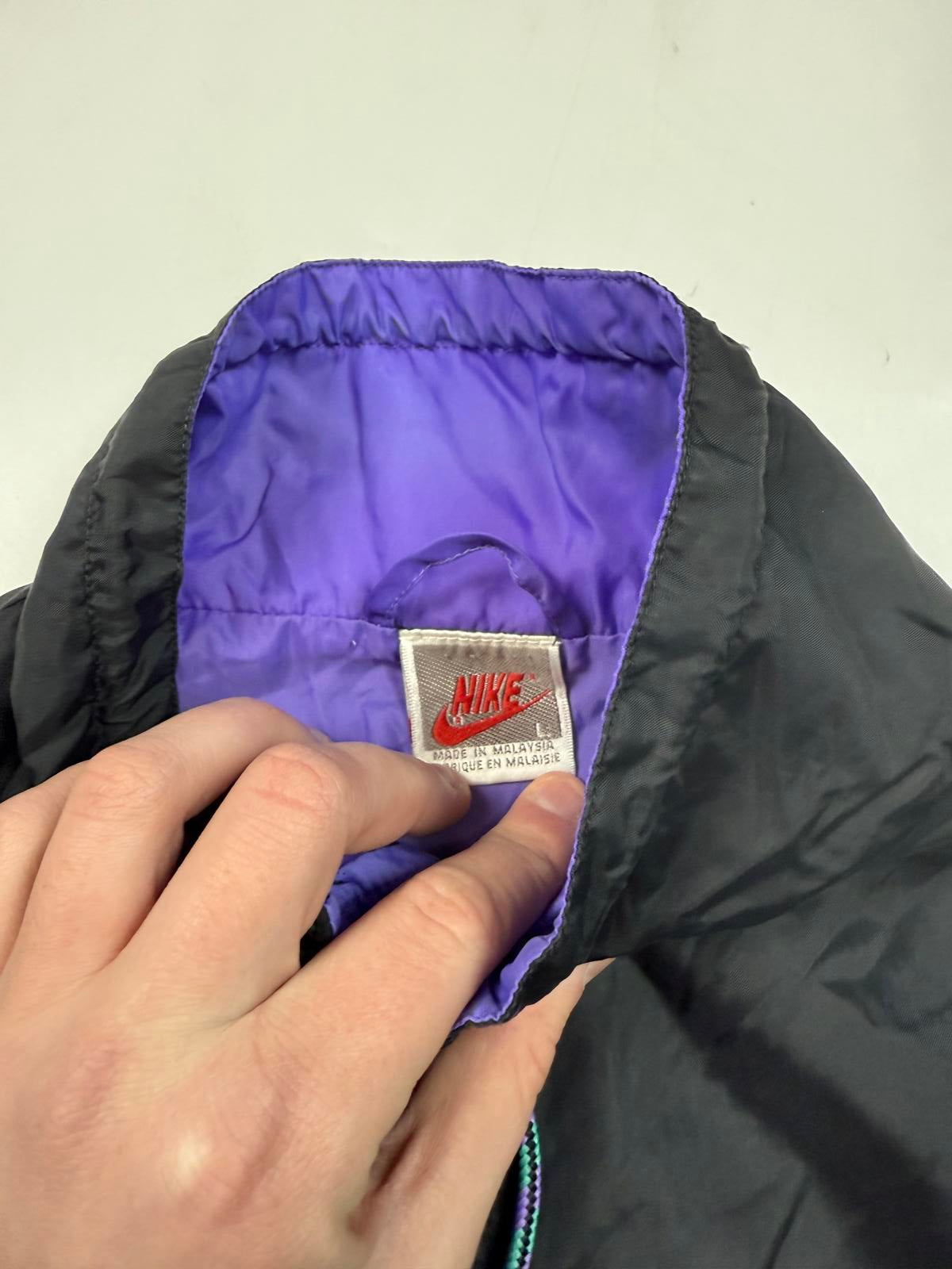 Vintage 80s Nike colour block track jacket (L)