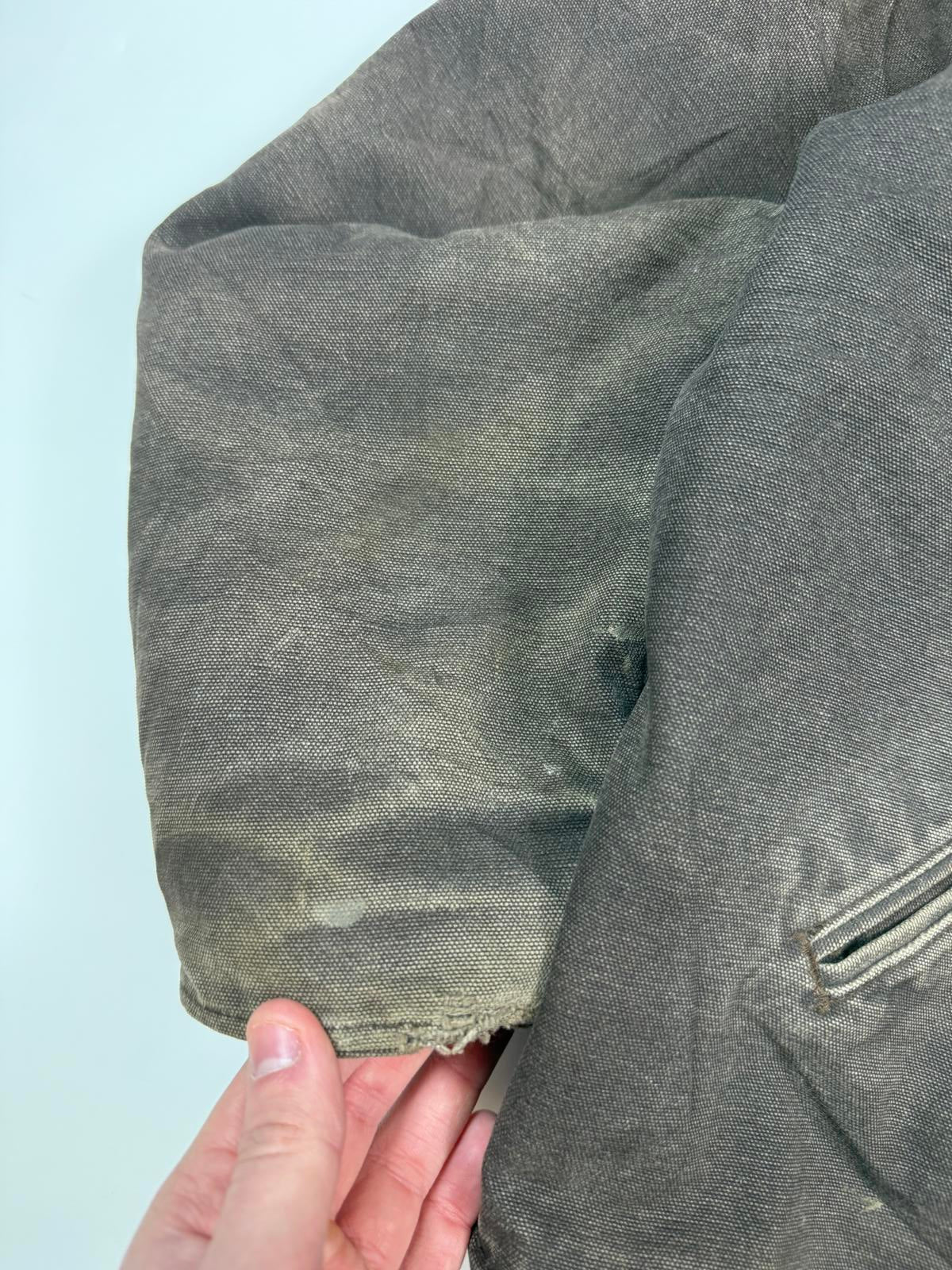 Carhartt fleece lined hooded workwear jacket (XL)