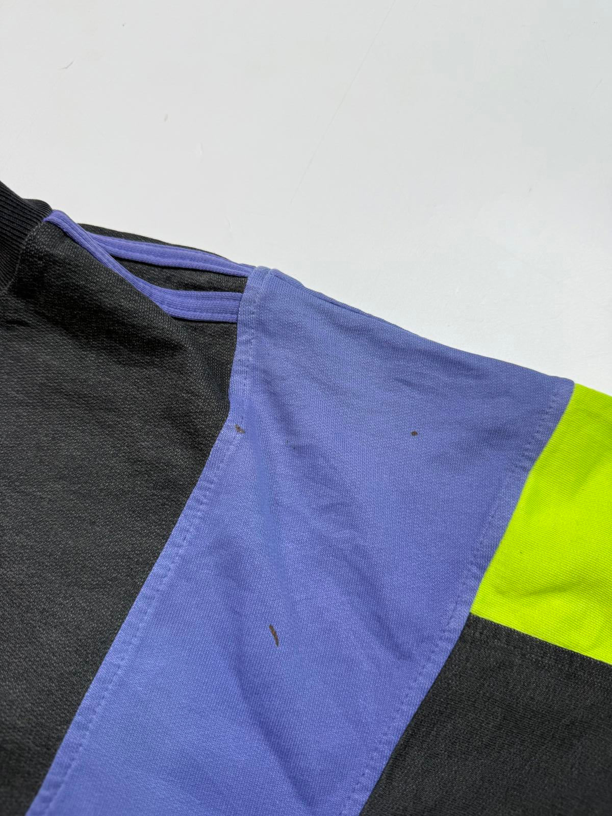 Vintage 90s Adidas originals colour block sweatshirt (XS)