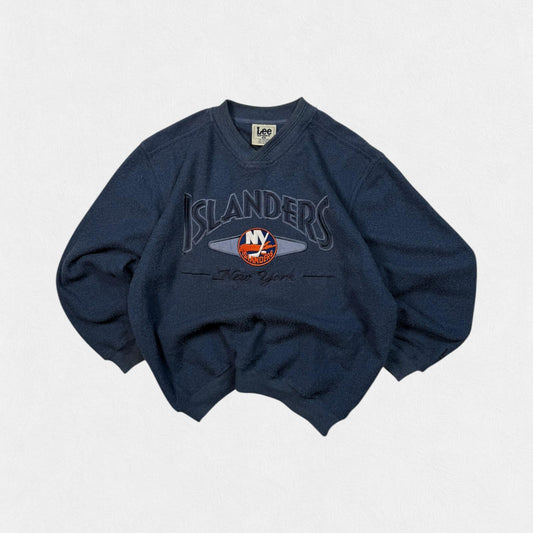 Vintage 90s New York Islanders fleece sweatshirt (M)