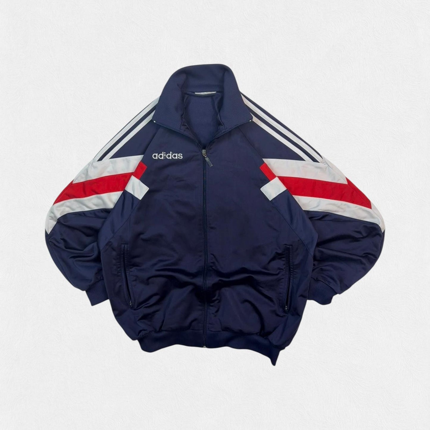 Vintage 90s Adidas originals colour block track top (M)