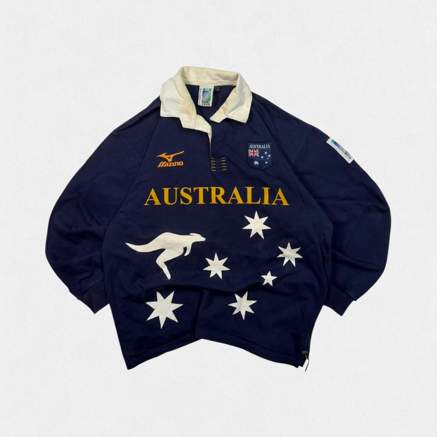 Vintage Australia 1999 world cup Mizuno rugby union shirt (M)
