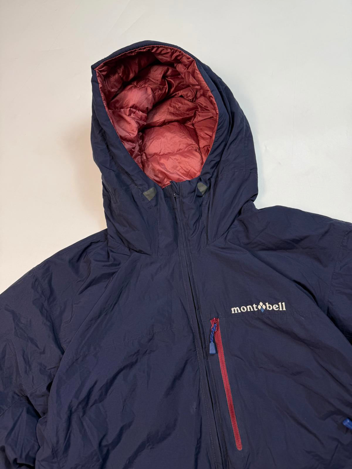 Mont Bell reversible hooded puffer jacket (S)