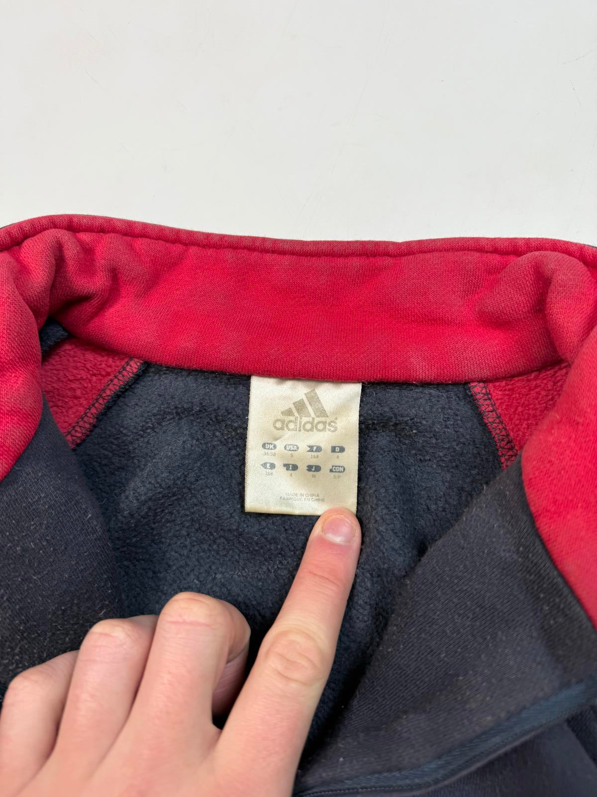 Vintage Adidas quarter zip sweatshirt (S)