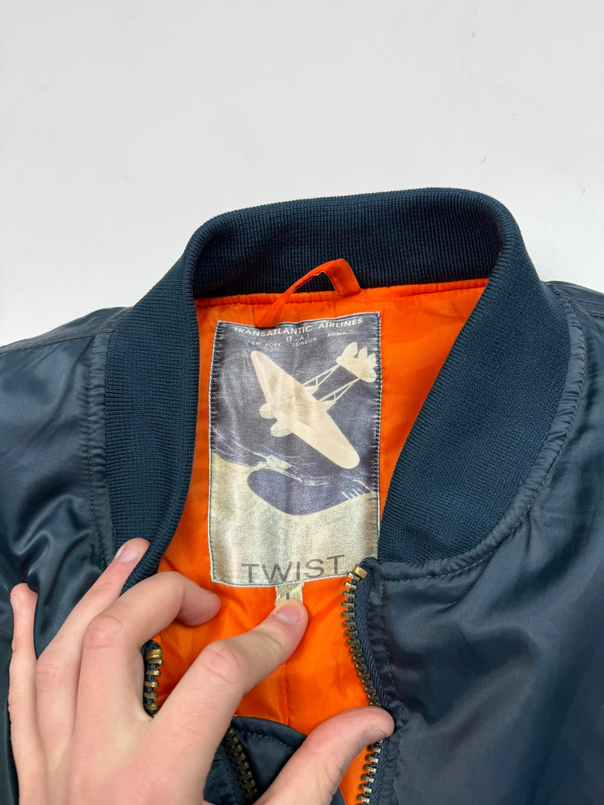 Vintage 90s MA-1 Military bomber jacket (L)