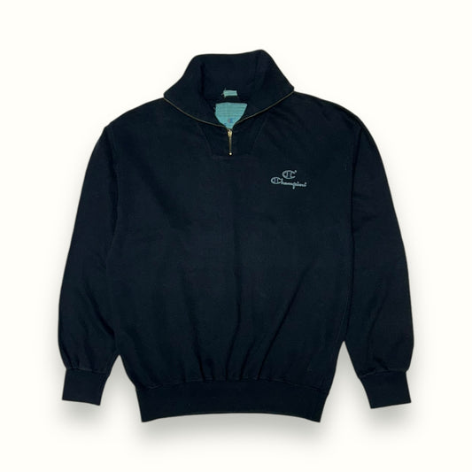 Navy Champion quarter zip 80s navy