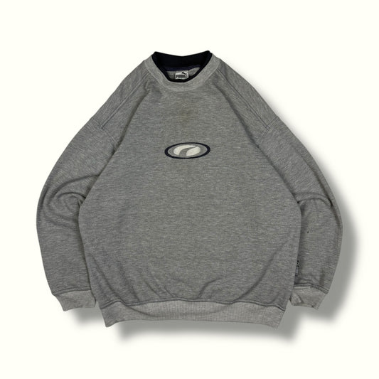 Vintage 1980s puma sweatshirt grey