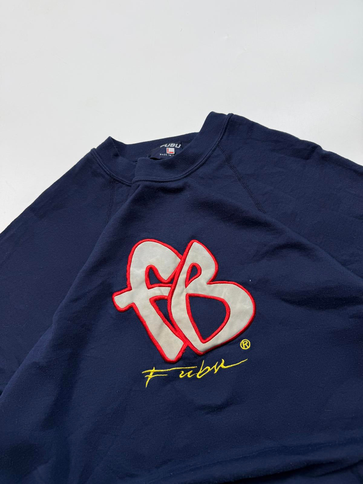 Vintage Y2K Fubu centre logo sweatshirt (L)