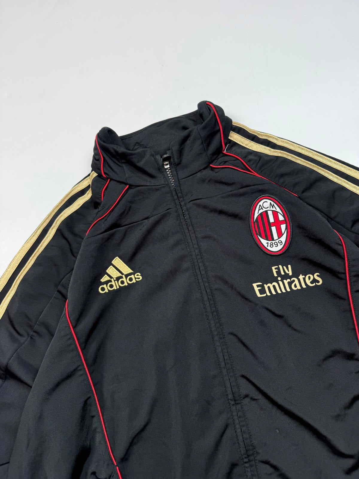 AC Milan 2010/11 Adidas football track jacket (M)
