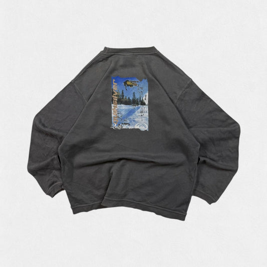 Vintage Y2K Quiksilver snowboarding sweatshirt (S)