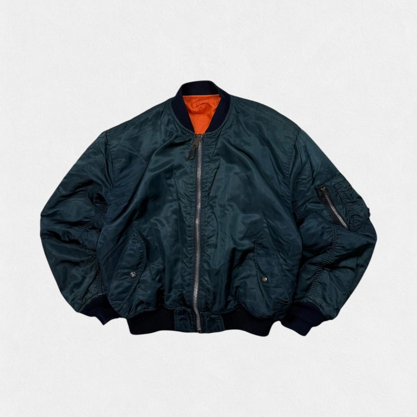 Vintage MA-1 Military bomber jacket (M)