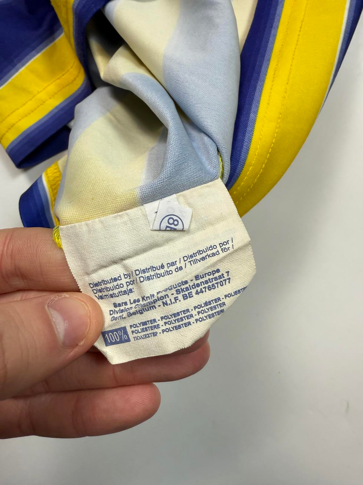 Vintage Parma 1999/00 Champion home football shirt (YL)