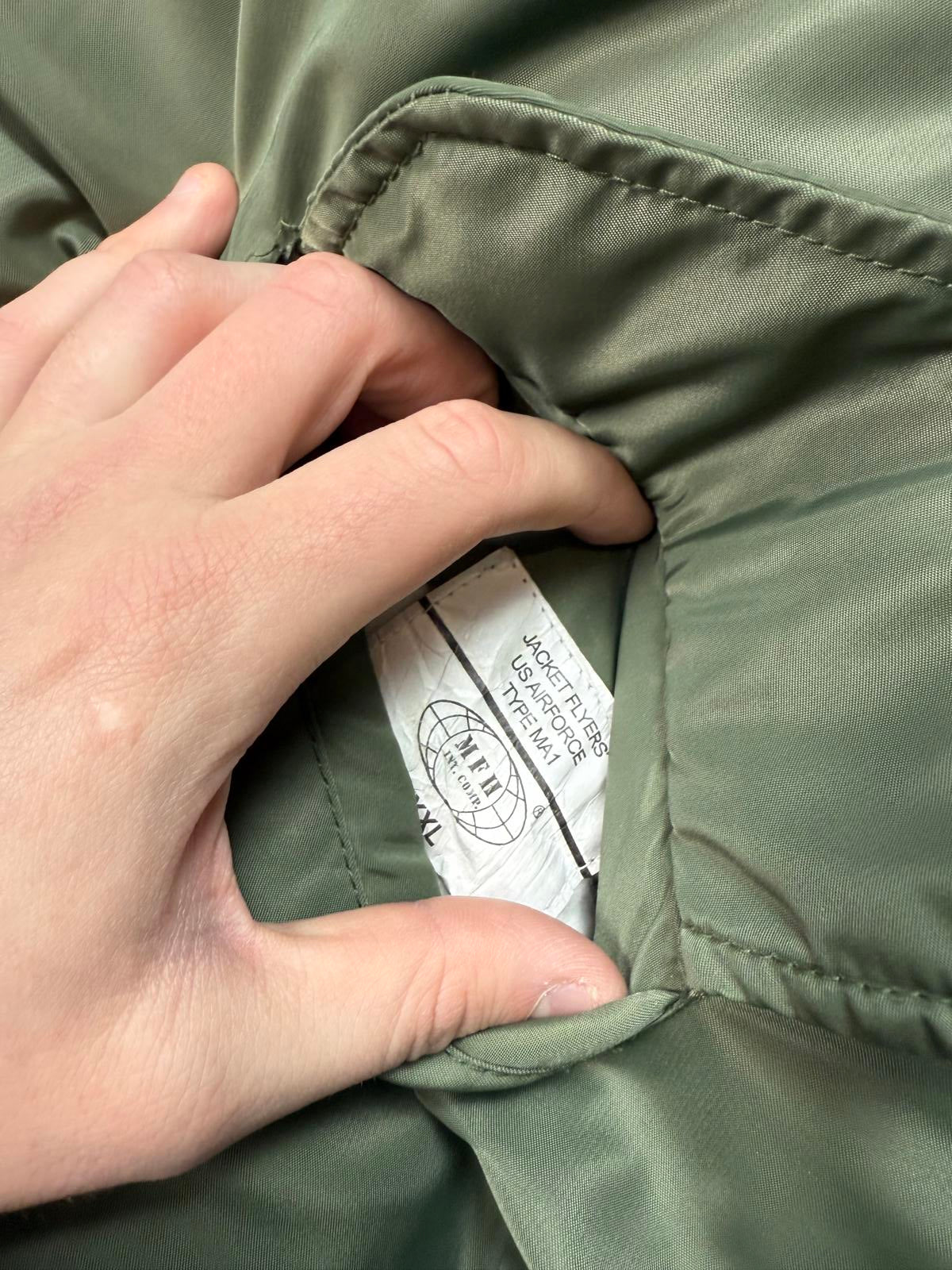 Vintage MA-1 Military bomber jacket (XXL)