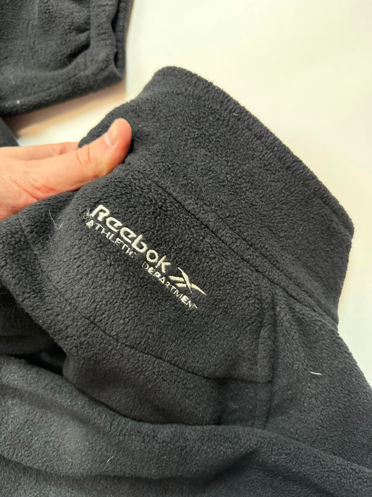 Vintage Reebok athletic dept quarter zip fleece (L)
