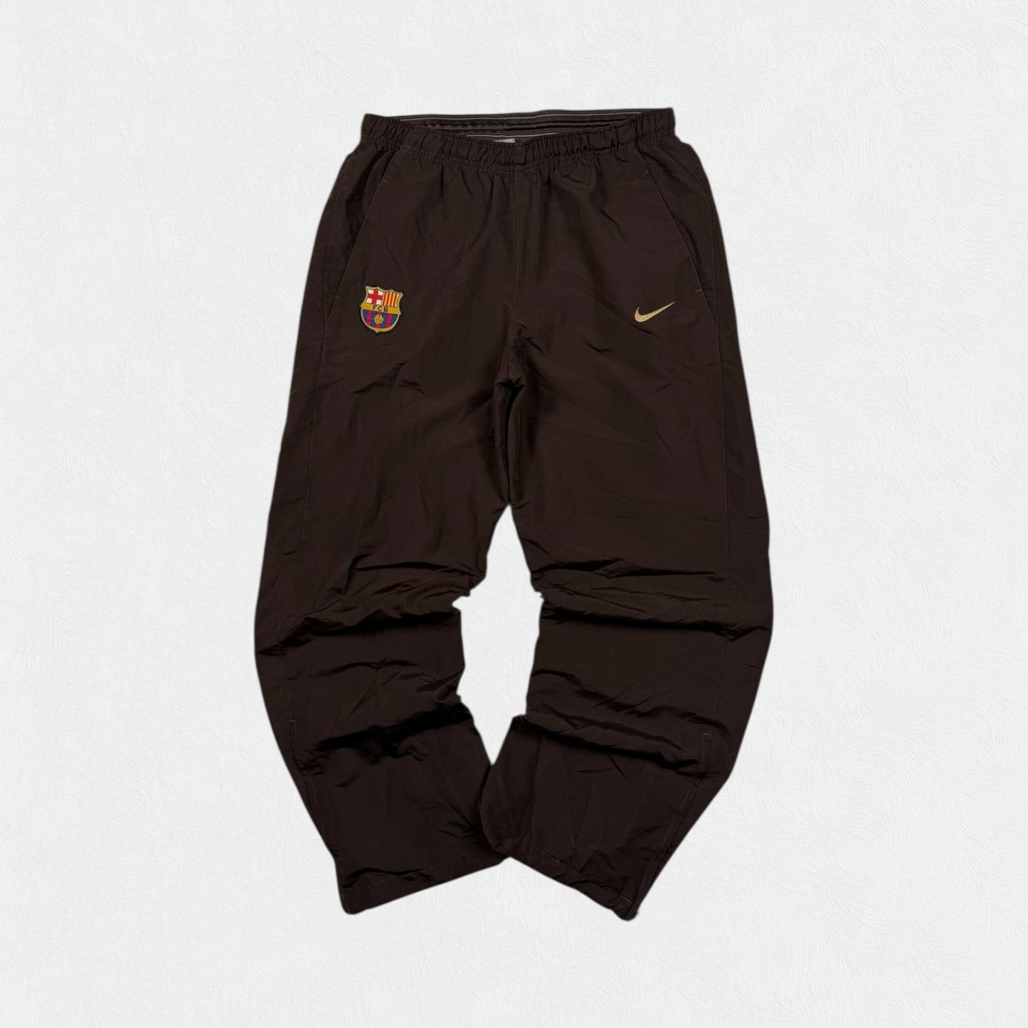 Vintage Barcelona 2008/09 Nike baggy track pants (M)