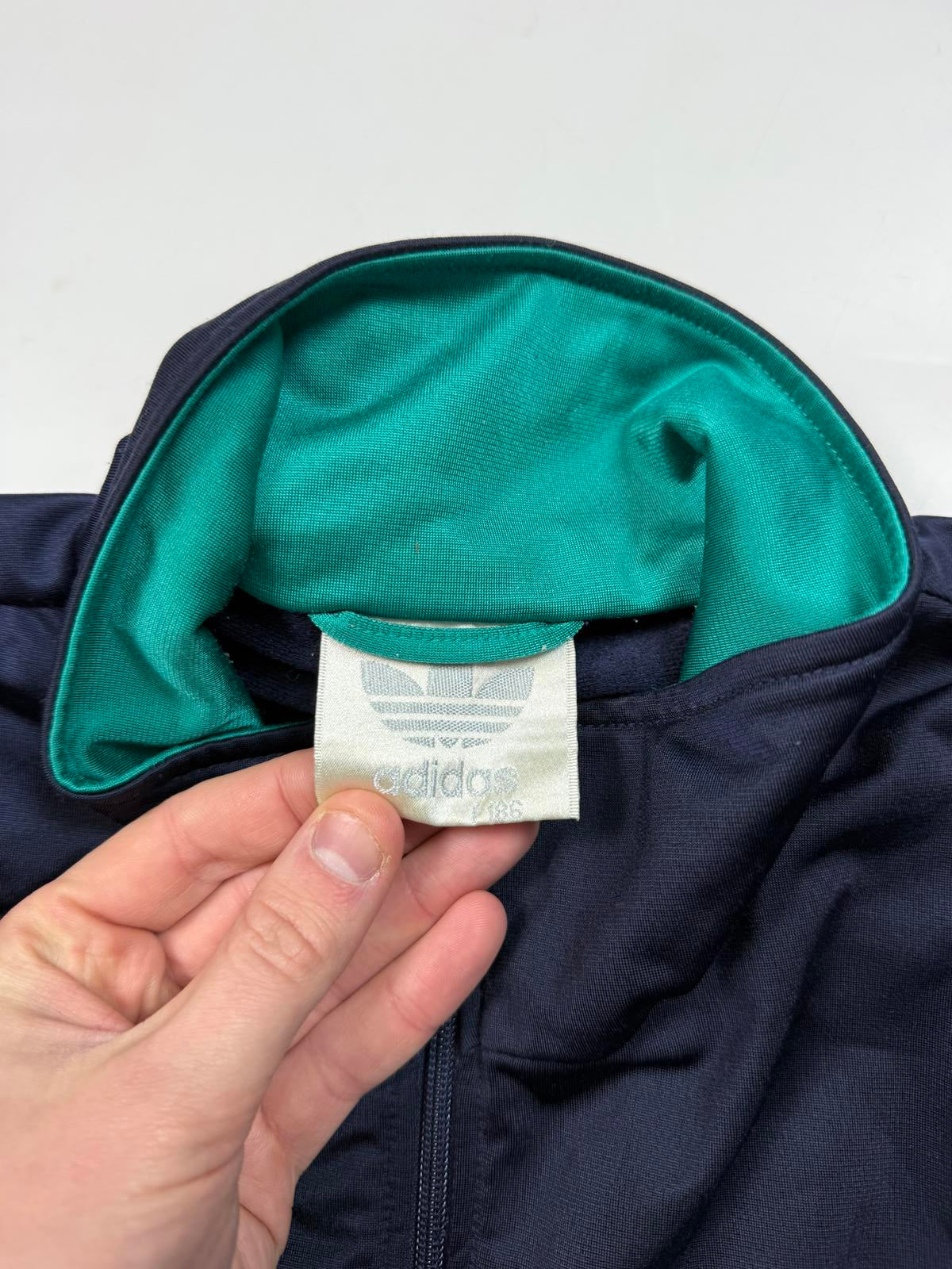 Vintage 90s adidas originals colour block track jacket (L)