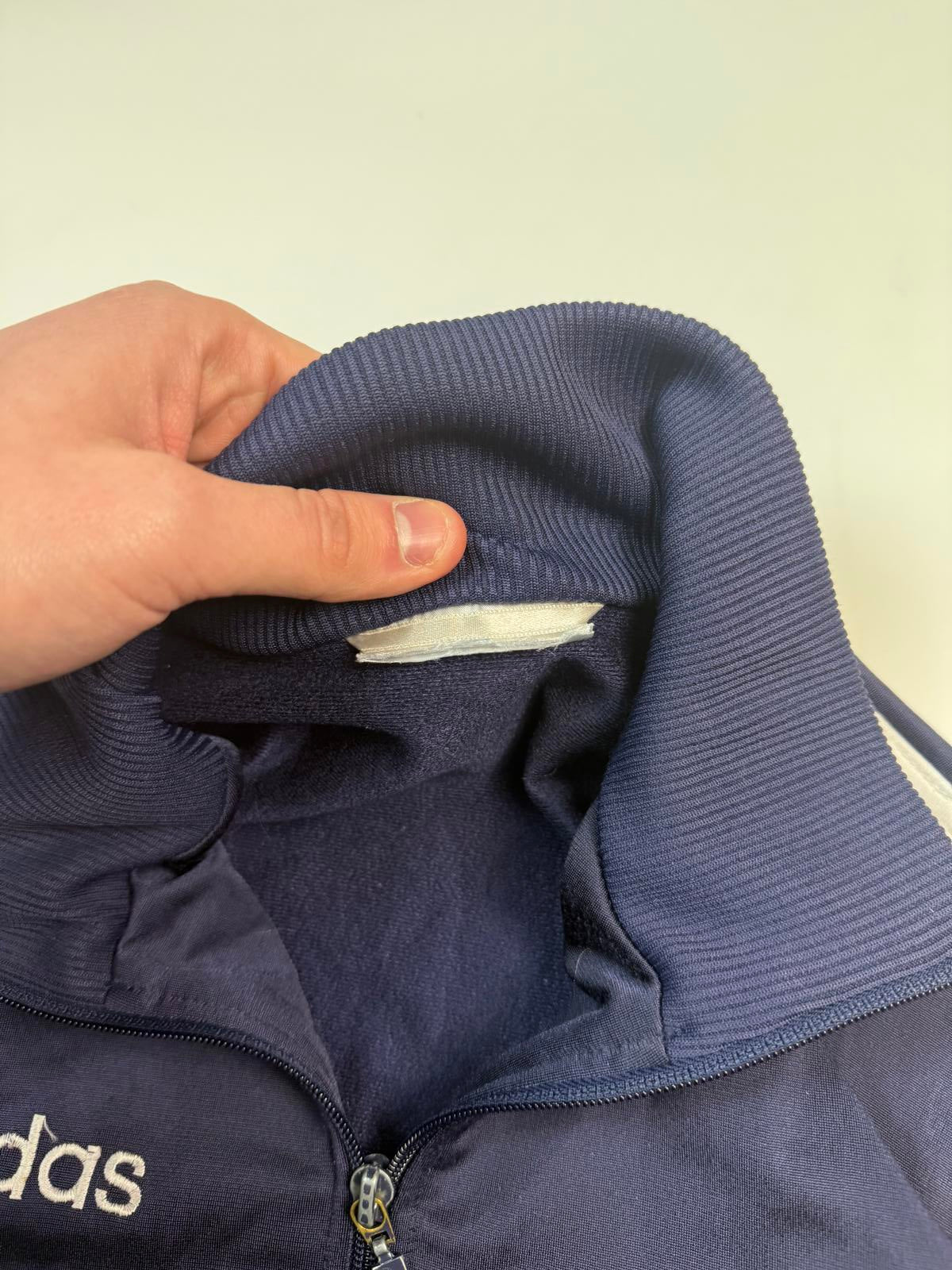 Vintage 90s Adidas originals colour block track top (M)