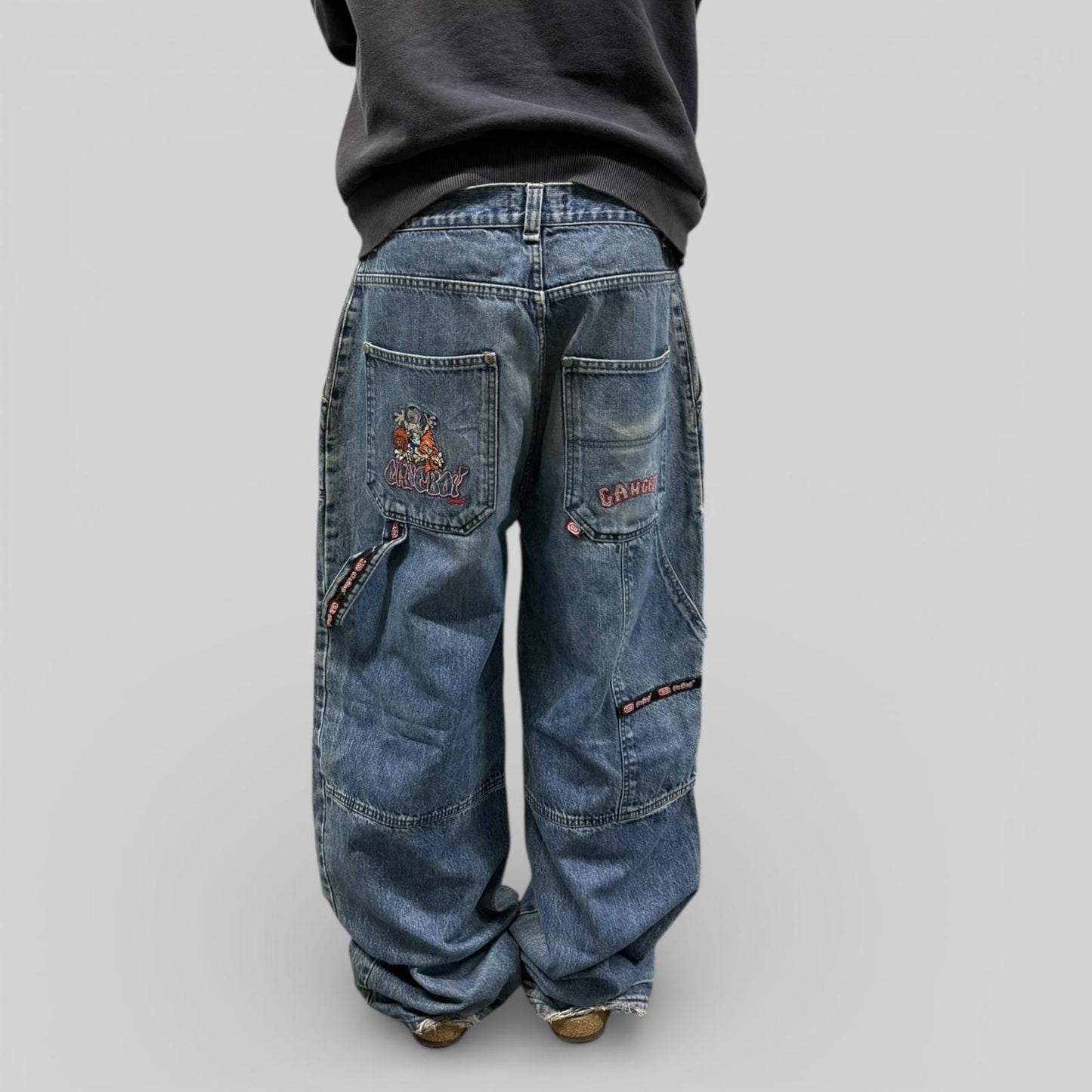 Vintage Y2K baggy hip hop carpenter jeans (W38)