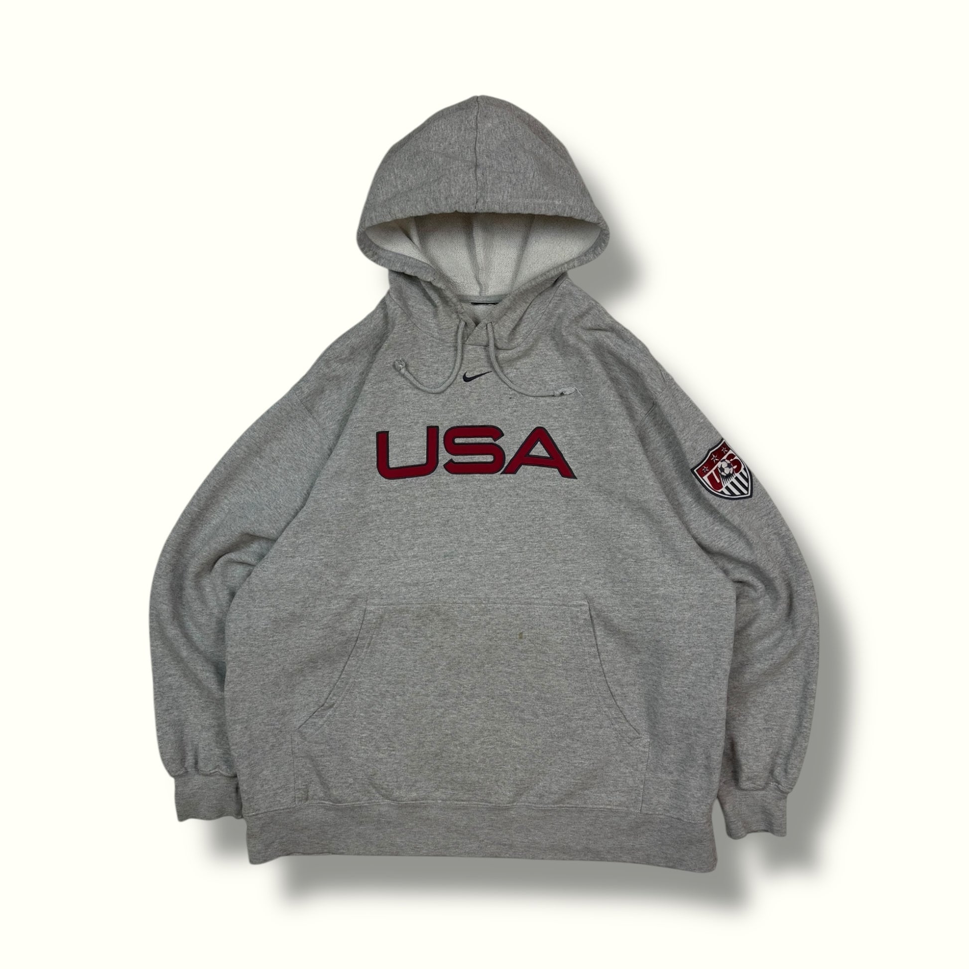 90s Nike USA football centre swoosh hoodie