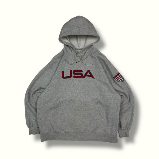 90s Nike USA football centre swoosh hoodie