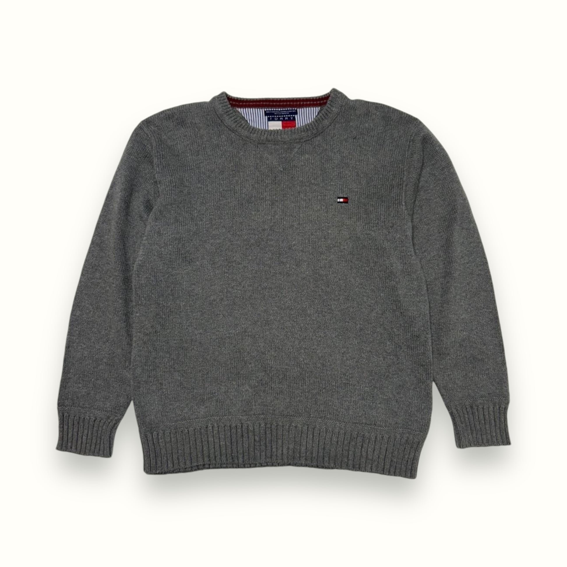 Vintage 90s Tommy Hilfiger knit grey