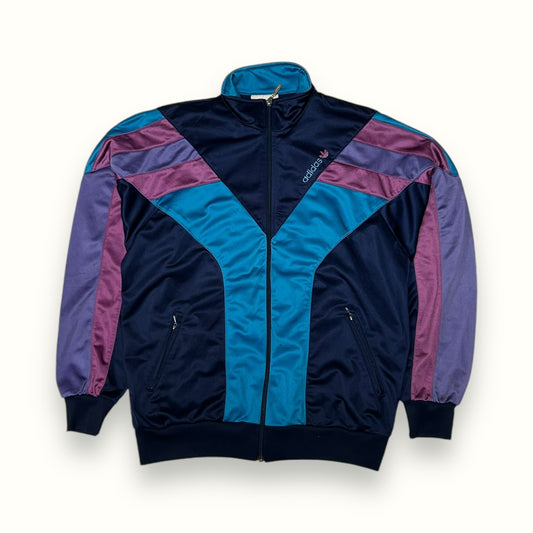 adidas colour block track jacket 1990s