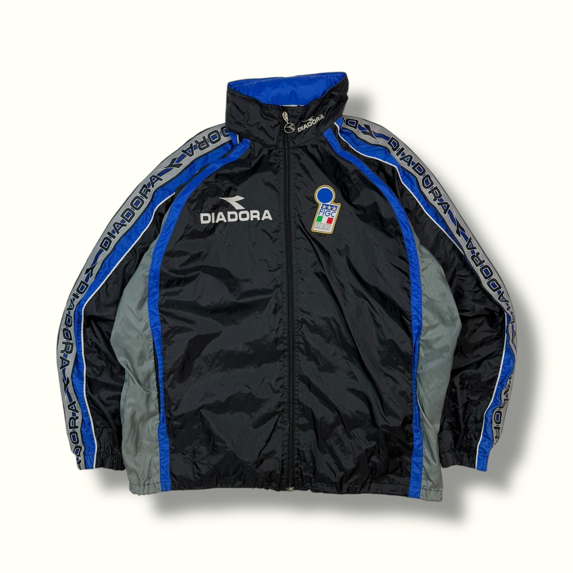 90s italy diadora football jacket