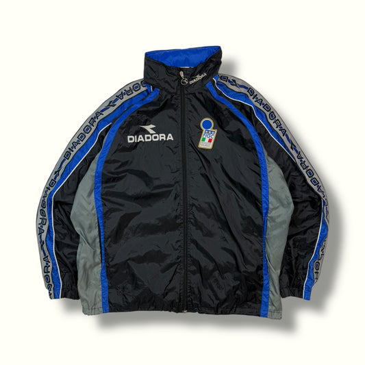 90s italy diadora football jacket
