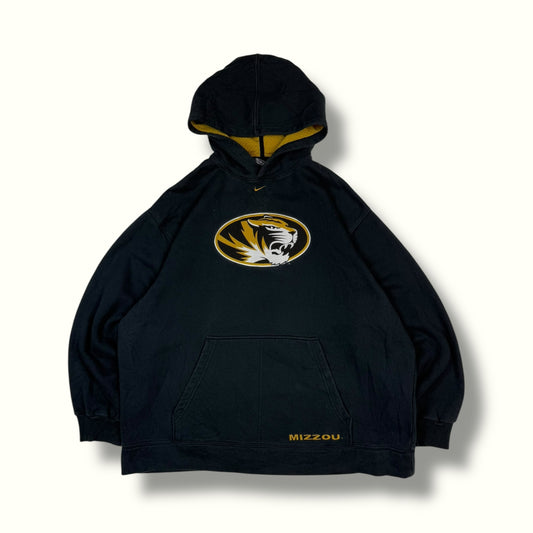 Vintage 90s Nike Missouri tigers centre swoosh hoodie