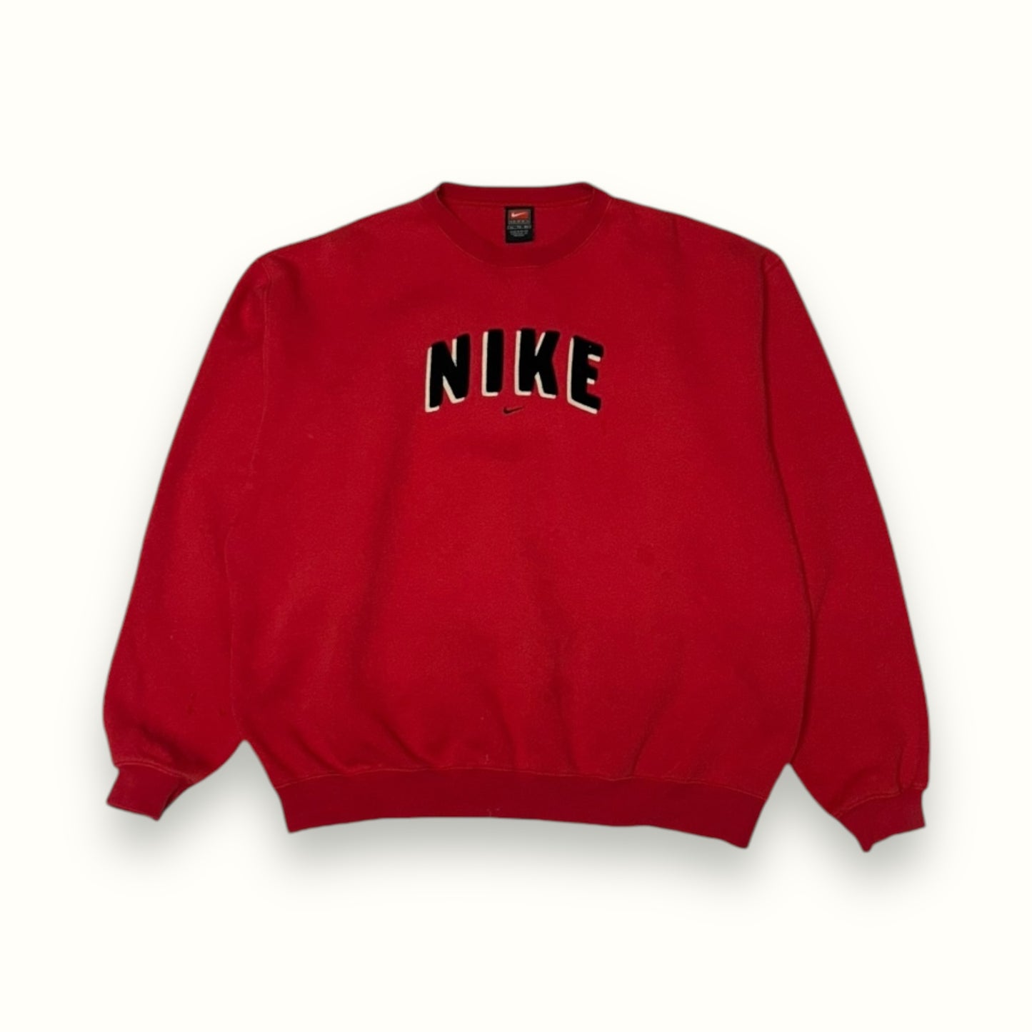 90s nike sweatshirt with spell out logo
